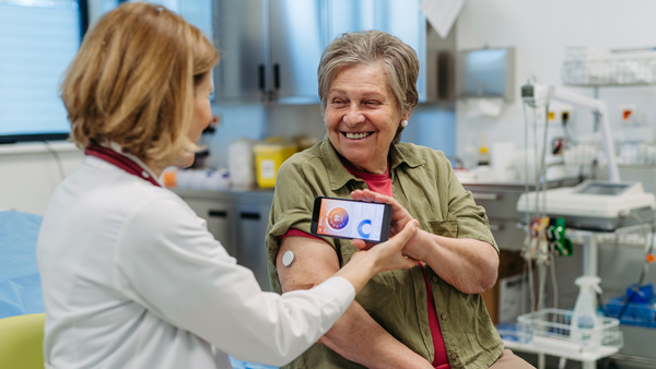 Wearing a CGM as an Elderly Adult: Fragile Skin, Easy Removal, and Help from a Carer